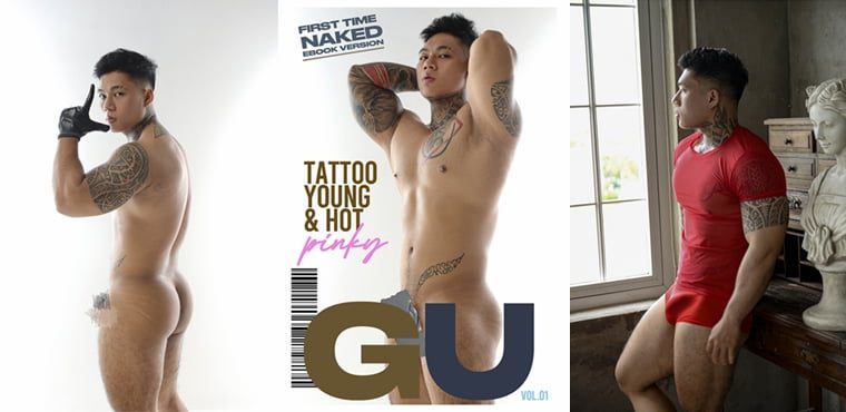 GU NO.01 Tattooyoung & Hot——万客写真