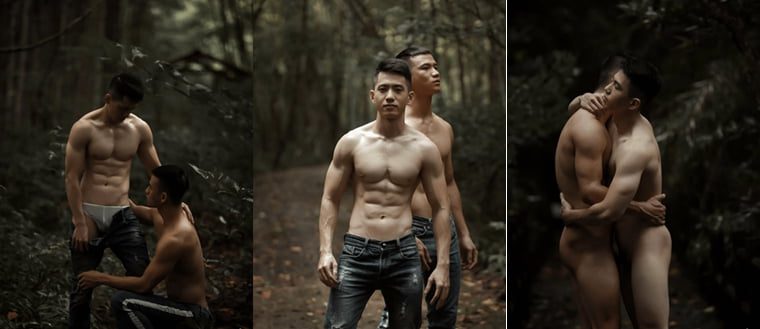 MAN BLUE Magazine Natural With Friend By Dang Quoc Dat —— รูปภาพของลูกค้าทุกคน