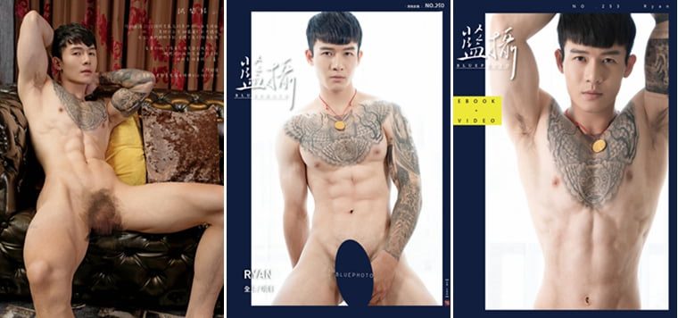 Bluephoto Blue Photo No.253 Male God Naked มาถึง RYAN—— วิดีโอ Wanke