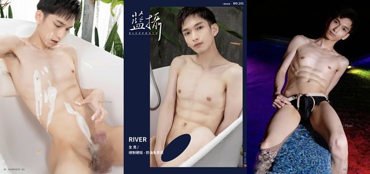 Bluephoto 蓝摄 No.281 绝对硬挺 奶油系男孩 River——万客写真+视频