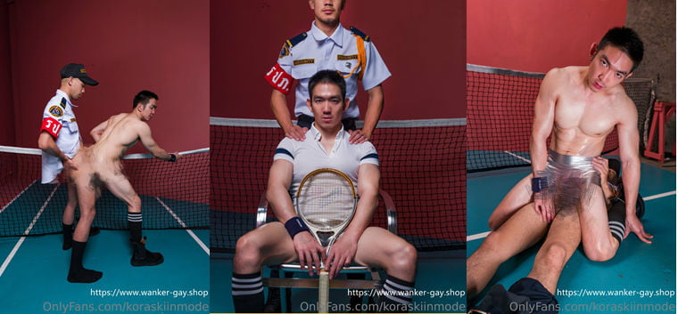 SkiinMode คอลเลกชัน 86-Kora TENNIS GUARD TOFUBOI——Mankyu Photo