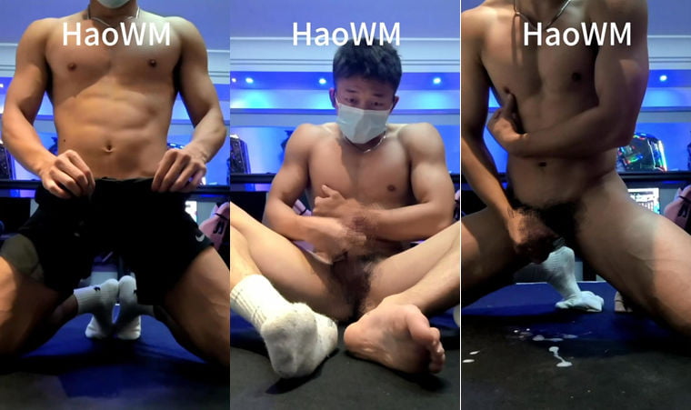 TwitterのHuang Haowmがレンズの下でオナニー - Wanke Video