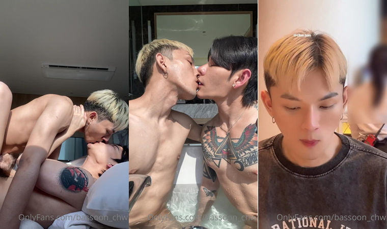 Tattooed Korean porn star fucked by BASSOON——Wanke Video